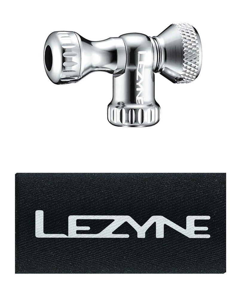 ليزين منفاخ التحكم LEZYNE C02، للرأس فقط، فضي - Image 2